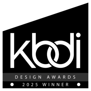 KBDi Design Awards 2025 winner badge